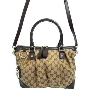 Gucci Guccissima Sukey Leather 2way Shoulder Bag